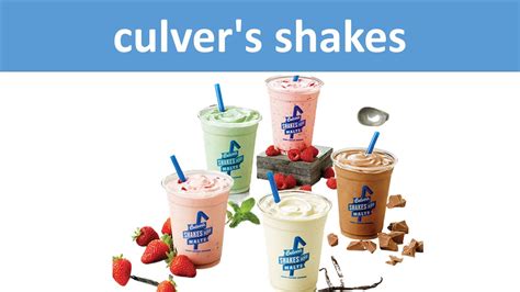 What kind of shakes does culver - Step 3. Be adventurous. Pick any two mix-ins or toppings and order your dessert just how you like.